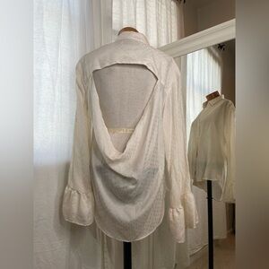 IRO jeans stars blouse size 38 M/L